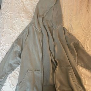 Aerie oversized zip up hoodie